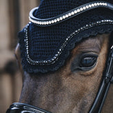 Kentucky Horsewear Fly Veil Wellington Stone & Pearl